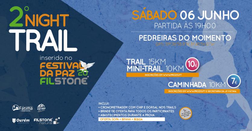 Inscrições e Regulamento para o 2º Night Trail 